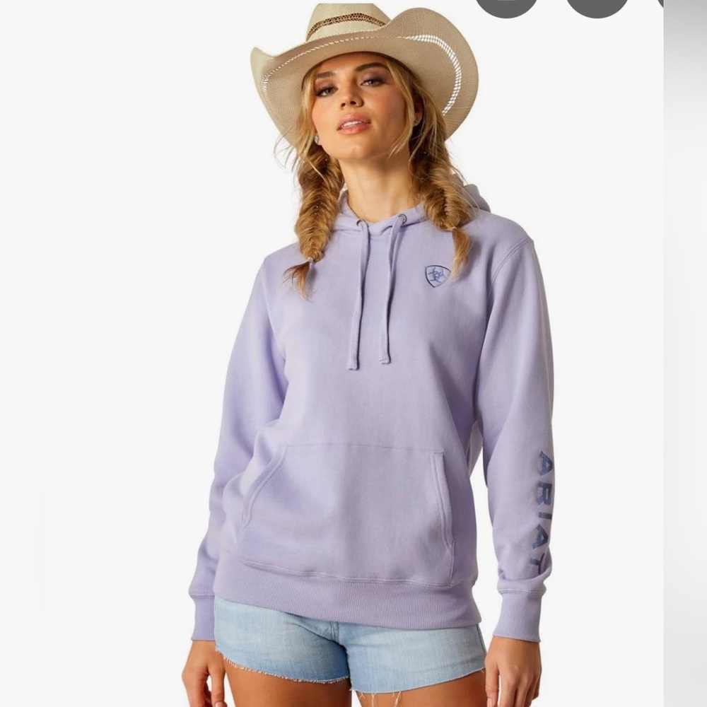 Women's Ariat Logo 2.0 Hoodie Sweet Lavender